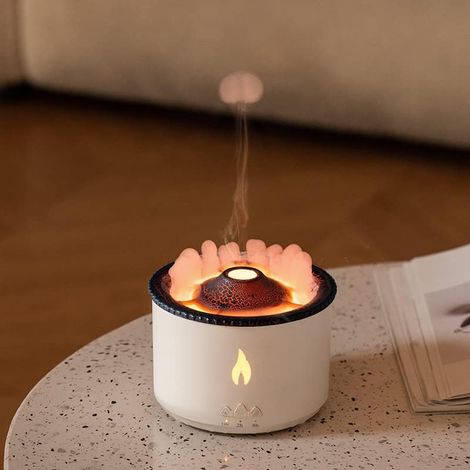 Humidificador Flame Aroma - Humidificador de vapor frío (con 2 modos de pulverización), capacidad de 360 ​​ml. (1/5)