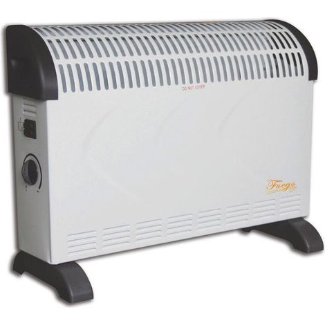 Convector Eléctrico 750W-1200W-2000W con Modo Frío Termostato Regulable y Programador (1/2)
