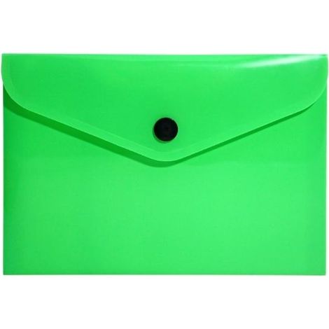 Cartella portadocumenti formato A6 in PP verde neon