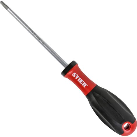 STIER Torx Schraubendreher mit 3K-Kraft-Griff, TX 10, Silver Tip-Spitze, hohe Präzision und Ergonomie, ideal für anspruchsvolle Schraubarbeiten, robustes Werkzeug (1/4)