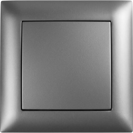 Toolight Single Switch With Frame Oste Jnh006-w Grey (1/5)