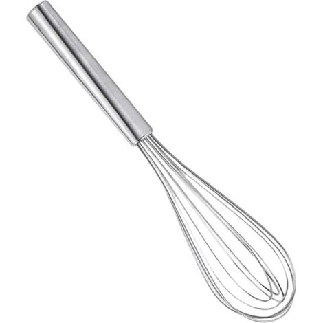 Batteur À Œufs Manuel En Acier Inoxydable Pour Mélanger Les Sauces Les Œufs Et Les Crêpes (1/5)