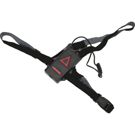 Lampe Poitrine LED Rechargeable USB Étanche IP65 3 Modes Lumière Course à Pied Vélo Randonnée Nuit Sécurité (1/4)