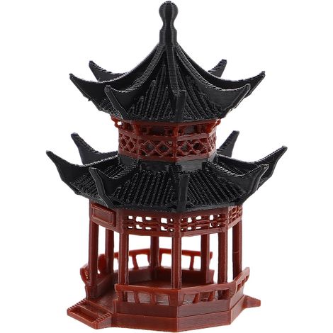 Miniatur mit einzigartigem Pavillondesign aus Kunststoff in
