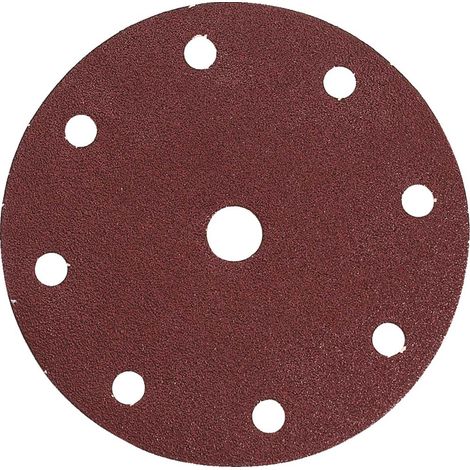 Makita – Disques abrasifs Ø 150 mm grain 120 auto-agrippants – 10 pièces pour ponçage bois et métal – P31952