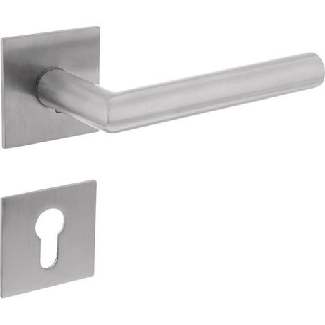 Juego de rosetas 0035.185005 VA 304 cuadrado PZ DIN L / R D / D INTERSTEEL
