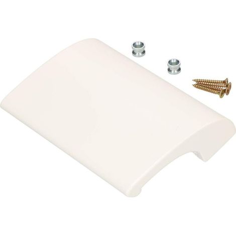 5907465928786 Poignée de porte de balcon Blanc RAL 9016 82 x 49 x 21 mm (1/5)