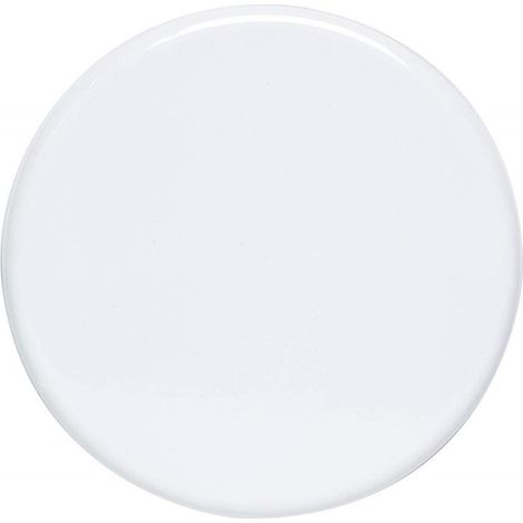 Cache plaque - TEN - Diamètre 20 cm - Émail - Blanc