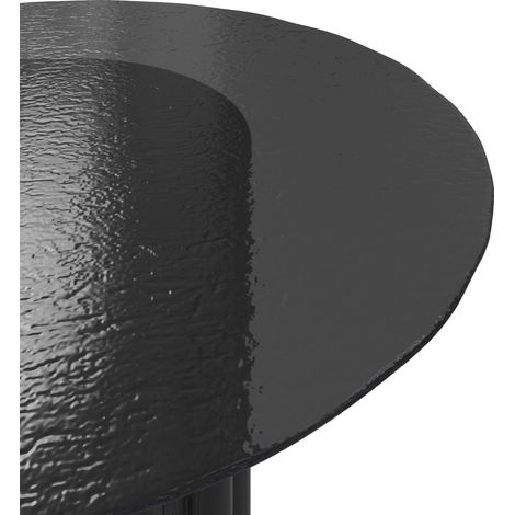 Mömax Esstisch Zelia Schwarz MDF/Kristallglas rund (1/5)