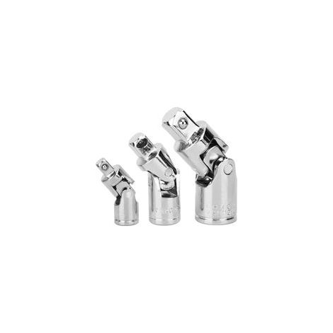 Coffret de douilles 3 pièces – Acier hautement poli, adaptateur effiloché pour 1/4 pouce, 3/8 pouce et 1/2 pouce – polyvalent pour les réparations et les modifications