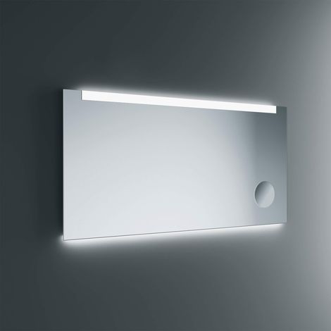 Lineabeta - Acrux LED-Spiegel 120x80cm mit weißem Rahmen und Antibeschlag