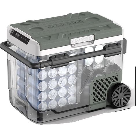 Frigorifero per auto, controllo a doppia zona, design portatile, 50 litri (1/2)