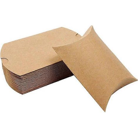 Boîtes cadeaux en papier kraft avec ficelle, sachets de rangement pour bonbons et confiseries, emballages décoratifs pour surprises, lot de boîtes à offrir (1/5)