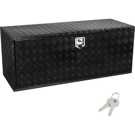 Mophorn Cassetta porta attrezzi per camion autocarro sottoscocca, Cassetta degli attrezzi 1524x610x610mm, Scatola portaoggetti per pick-up, Materiale di alluminio, Cassetta porta attrezzi carico 50 kg (1/5)
