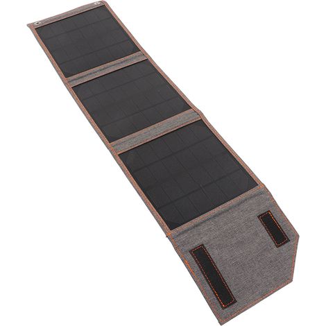 Chargeur solaire pliable en silicium monocristallin 15 W 5 V, portable, USB, idéal pour le camping et la randonnée. (1/5)