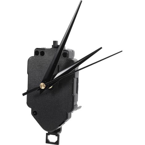 Mécanisme D'horloge Murale à Pendule DIY Kit de Mouvement Précis en Plastique Arbre de 12mm et Filetage de 5mm pour Panneau de 2-3mm (1/5)