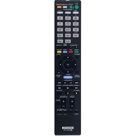 Telecomando di ricambio compatibile con ricevitore AV Sony RM-AAP055 per DVD e amplificatore (1/5)