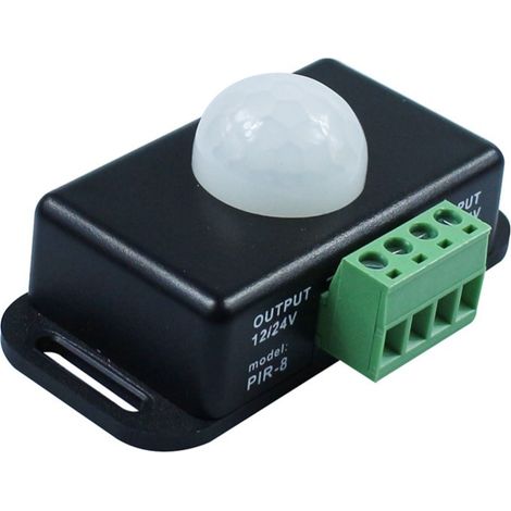 12V/24V PIR-Sensor, LED-Bewegungsmelder, Schalter, Bewegungstimer, Funktionspanel-Steuerung, PIR-Controller, LED-Streifenbeleuchtung (1/4)