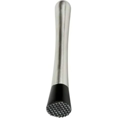 Pilon à Caipirinha en Acier Inoxydable Version Pro - Durable, Robuste et Idéal pour Bars et Gastronomie avec Dimensions Optimales 21,5 cm x 3,5 cm