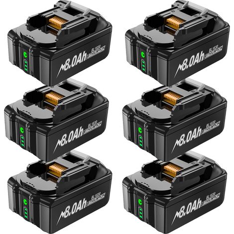 Ersatzbatterie, 8000mAh, Kompatible Modelle, 6 8.0Ah, 18V-b (1/2)