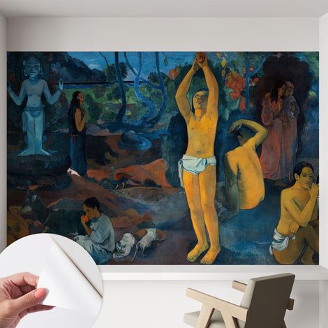 Fotomurale adesivo - Carta da parati adesiva - per la cucina camera da letto per la soggiorno - Armonia tropicale 152x104 cm (1/5)