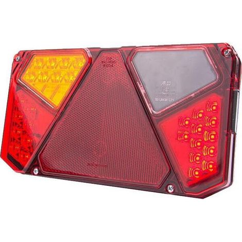 Fanale posteriore multifunzione LED sx rettangolare 12/24V 242x134x36,5 mm UNIVERSALE LA40917 (1/5)