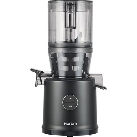 Hurom H80-ST Extractor de jugo en frío  Juicer lento para frutas y verduras  Capacidad 2,2L  Extracción automática  Libre BPA  200W  Garantía de 15 años  (negro mate)