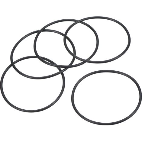 Joint Torique Nitrile Caoutchouc 52mm OD 48mm ID 2mm Largeur, 20 Pcs Métrique Scellage Joint pour Robinet Plomberie Automobile Réparation, Noire (1/5)