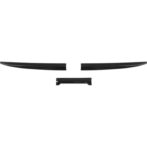 Aileron Arrière Universel 3 Pièces Gloss Noir Réducteur de Friction Aérodynamique Spoiler de Toit Haute Efficacité Réglage Flux d'Air (1/5)