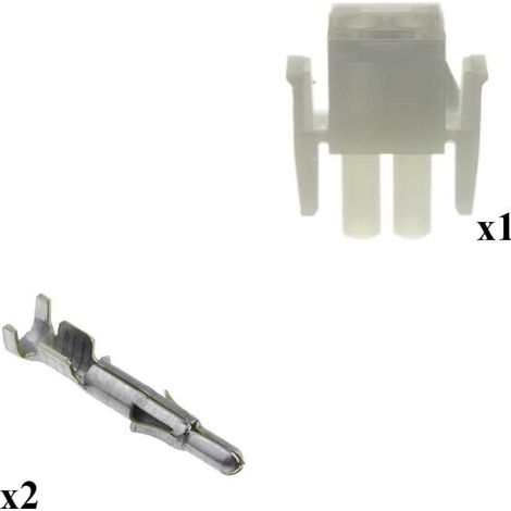 Kit Connettore Mate n lok Maschio con terminale maschio 2 Vie