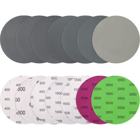 Schleifpapier 70 125mm K&xF6rnung 400 600 800 1000 1500 2000 3000 (1/5)