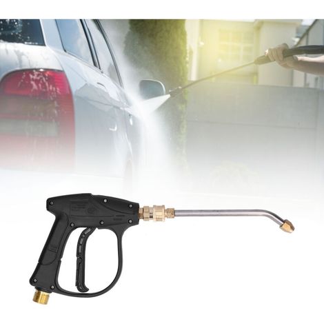 Pistolet Nettoyeur Haute Pression 3000 PSI avec Buse à Bec Courbé pour Raccord M22 - KZQ (1/2)
