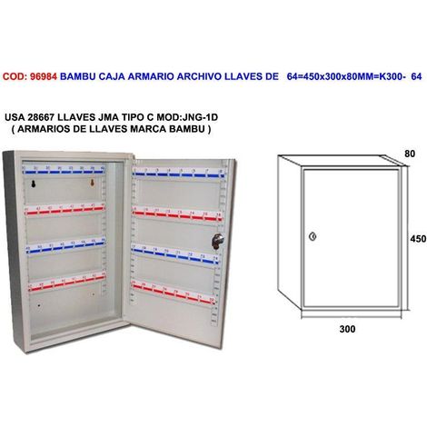 avl caja armario archivo llaves de   64 300x240x75mm k300-60