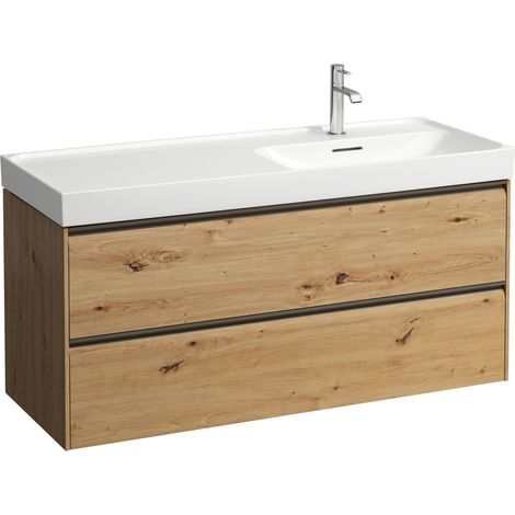 LAUFEN MEDA Meuble sous-lavabo, 2 tiroirs, système de rangement