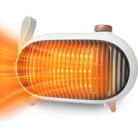 Chauffage Soufflant Chauffage d'appoint Silencieux 500W, Radiateur Soufflant Électrique PTC Radiateur Electrique Céramique, 3 Modes de Chauffage (1/5)