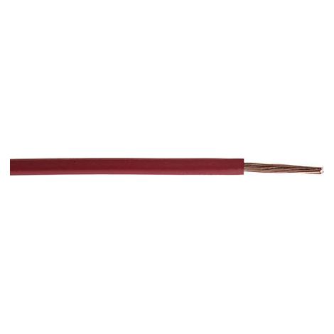 RS PRO Fil de câblage, section 6 mm², 1000 V Rouge Cuivre, Maximum +70 °C, 100m ( Prix pour Bobine de 100 Mètres )