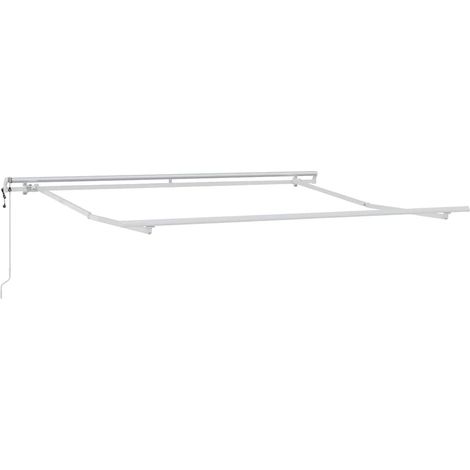 Maison Exclusive - Struttura della tenda Bianco 350 x 250 cm Alluminio