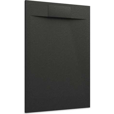 Piatto Doccia in SMC 70x100 Effetto Pietra Colore Nero Riducibile e Antiscivolo Mod. Cosmos (1/3)