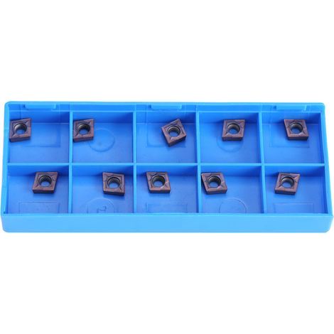 10 pièces plaquettes carbure CNC CCMT060204 VP15TF pour tournage fraisage avec boîte (1/5)