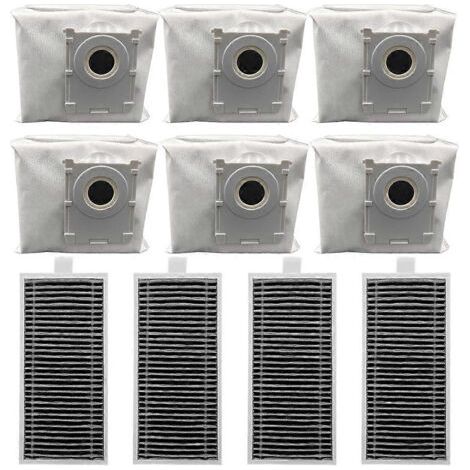 Lot de 10 sacs à poussière avec filtre HEPA pour aspirateur robot Ecovacs Deebot X11 Pro Omni/X11 Pro/X11