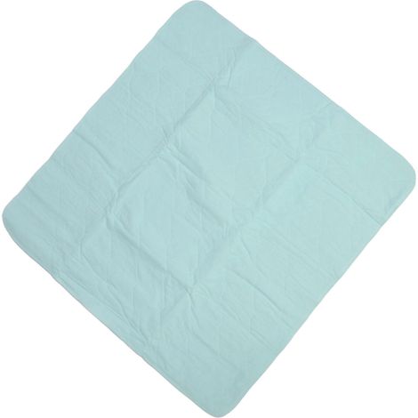 Alèse imperméable, forte absorption d'eau, douce et lavable, pour l'incontinence des enfants et des personnes âgées, à utiliser à domicile, vert menthe (1/5)