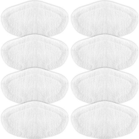 8 Ersatz-Wischmopppads für Polti Vaporetto Wischmopp, Alternative zu PAEU0332