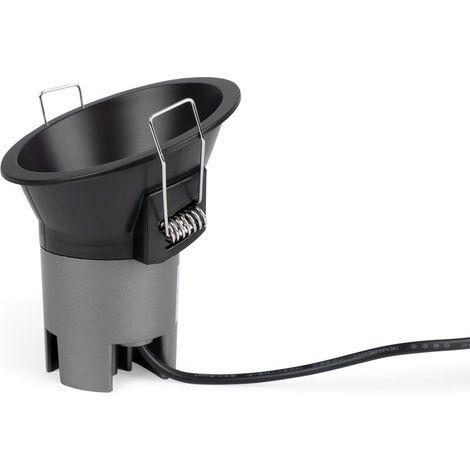 Spot LED 6W 24º "Koppa" incliné - Noir (1/5)