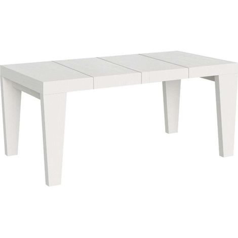 Tavolo allungabile 120/224x90 cm Spimbo Premium bianco frassino (1/3)