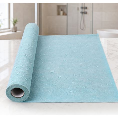 TolleTour 1x10m Rolle Abdichtbahn Entkopplungsmatte Dichtbahn Dichtvlies Polyethyl Verbindung Wasserdichter Schutz Dusche Bad Küche (1/5)