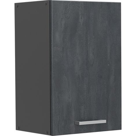 Armario colgante R-Line, Hormigón negro, 40 cm, Vicco (1/5)