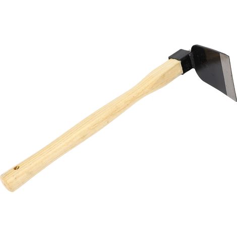 Binette manuelle ergonomique en acier au carbone avec manche en bois, légère, pour le désherbage et le jardinage à domicile (1/5)
