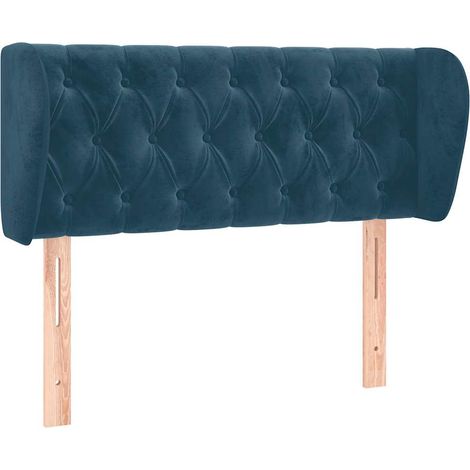Maison Exclusive - Cabecero de terciopelo azul oscuro 93x23x78/88 (1/5)
