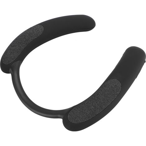 Enceinte tour de cou Bluetooth sans fil, portable et compatible Bluetooth 5.3. Microphone et carte mémoire inclus. Idéale pour la maison, les activités de plein air, le sport et les voyages (noir). (1/5)