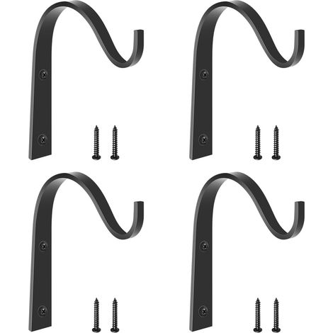 Suspension Mural Crochet Plante,4 PCS Crochet de Suspension pour Plantes (1/5)